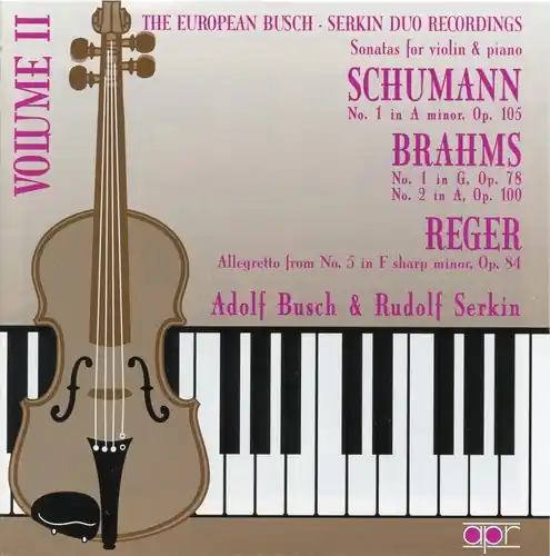 Place Order European Busch-Serkin Duo Recordings 2