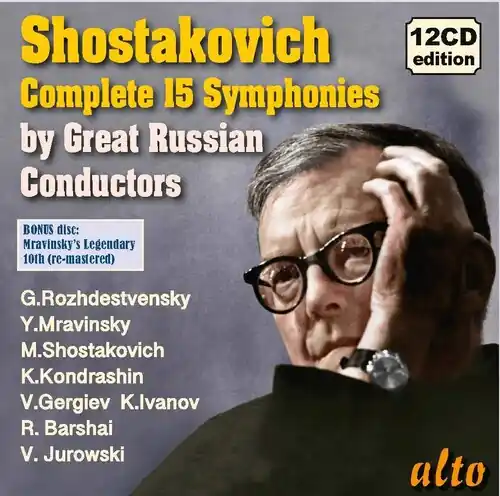 Reduced Price SHOSTAKOVICH Complete Symphonies; Legendary Russian Conductors