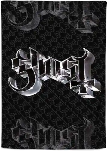 Rocksax Ghost Srp Fl Blnk Chrome Logo 50x80 Next Day Delivery