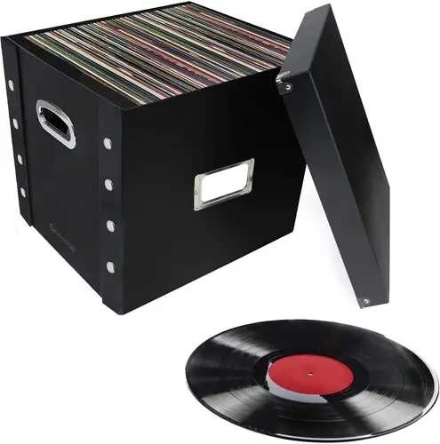 Limited Edition Snap-N-Store Vinyl Storage Box Black SNS01790