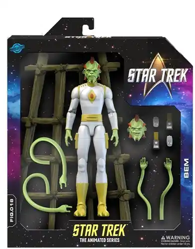 Fast Shipping Star Trek Wave 2 - Commander Bem Action Figure - Star Trek: The Animated Series
