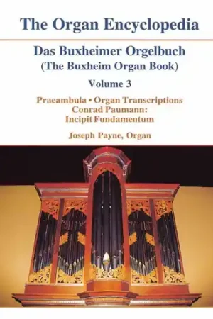 Buxheim Organ Book 3 Special Discount