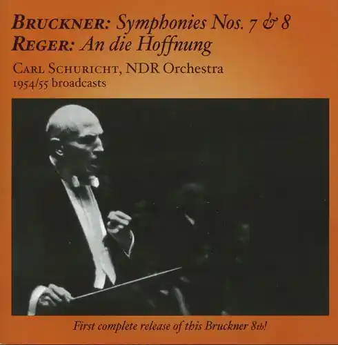 Carl Schuricht Conducts Bruckner & Reger in Hamburg Hot Deal