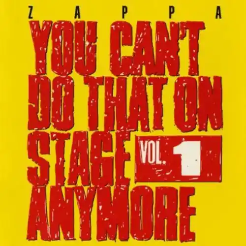 Cheap You Can't Do That On Stage Anymore, Vol. 1