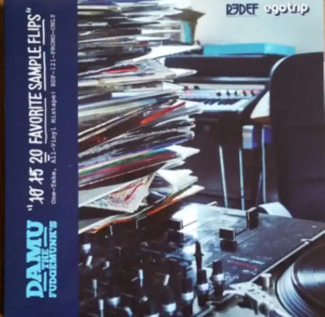 DAMU THE FUDGEMUNK - DAMU THE FUDGEMUNK'S 20 FAVORITE SAMPLE FLIPS (Vinyl LP) Direct From Manufacturer