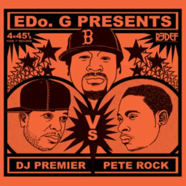 Free Shipping EDO G - PETE ROCK VS. DJ PREMIER (4X7IN SET) (Vinyl LP)
